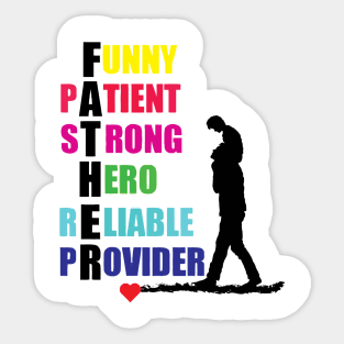 Father perfect gifts for your dad Sticker